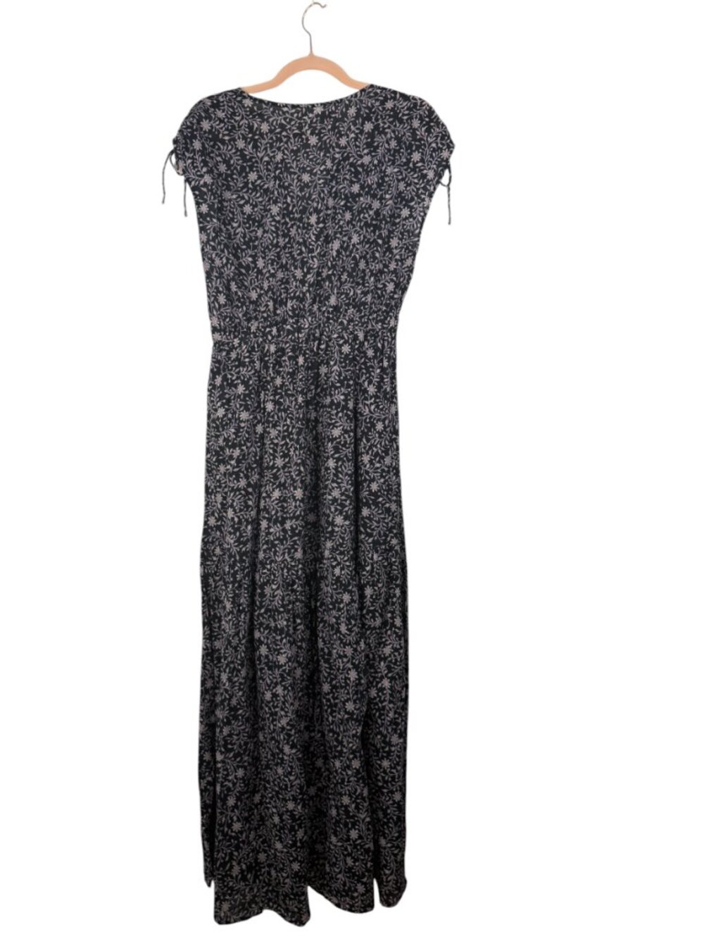 Xirena Camelia Floral Cotton Maxi Dress- Navy/Cream - S- MSRP $294 - Picture 3 of 14